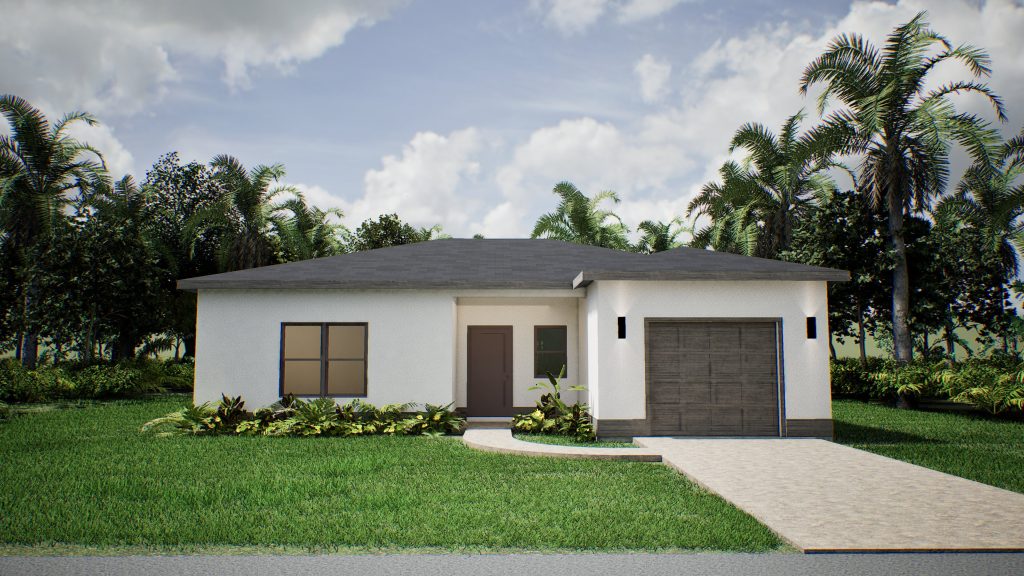 AM Homes Florida palm landscape